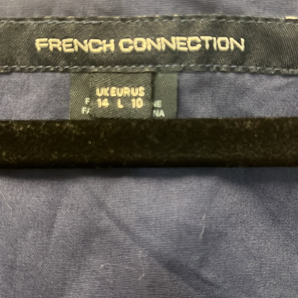 NWT Women’s French Connection Navy Dress Size 10 - Picture 2 of 8
